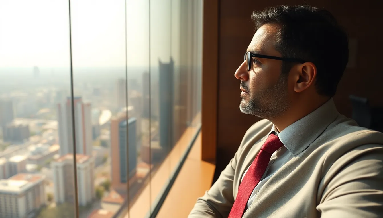Smiling Indian CEO in his late 40s, wearing a crisp white shirt.